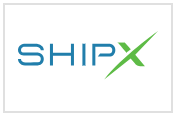 Mosaico de conexión con el logotipo de Ship X