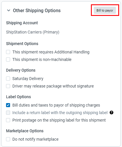 Other International Options & Forms – ShipStation Help U.S.