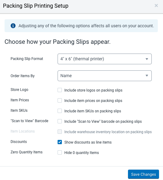 Print Packing Slips ShipStation Help U.S.