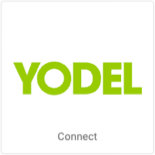 Yodel logo on integration connection button