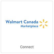 Logo de Walmart Canada Marketplace. Le bouton indique Connexion