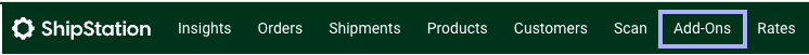 Box highlights the Add-Ons tab in the Toolbar.
