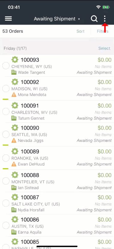 Proceso para utilizar escanear para ver en un dispositivo iOS.