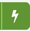 Grüne Schaltfläche für Quickship, mit Blitzsymbol.