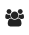 Pictogramme représentant la silhouette d'un utilisateur, flanquée de deux utilisateurs plus petits, pictogramme représentant la silhouette de plusieurs utilisateurs.