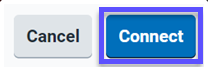 Blue connect button from Amazon Buy Shipping connect window in ShipStation settings.