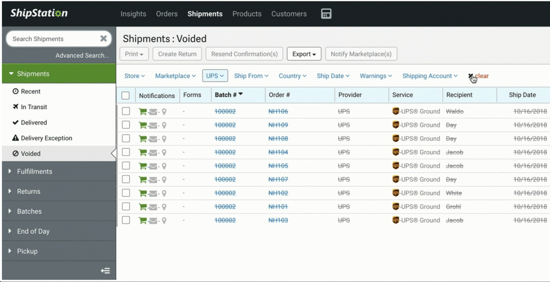 LEGACY Demonstration. How to add a selling channel filter.