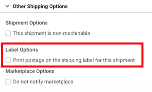 Hidden Postage Costs on Shipping Labels 