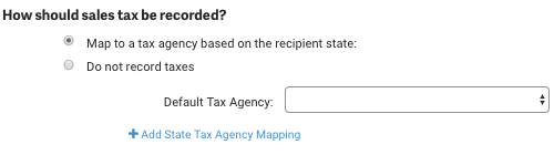QuickBook Online Configure how sales tax should be recorded.