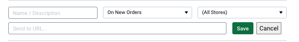 Integration Partners webhook form