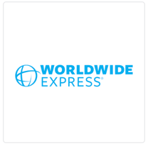 Connection with UPS by Worldwide Express logo