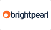 Logotipo de Brightpearl en el botón cuadrado de mosaico