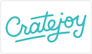 Logotipo de Cratejoy en el botón de mosaico cuadrado