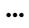 Action menu: three dots in ellipsis