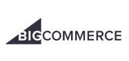 Logotipo de BigCommerce en el botón de mosaico cuadrado