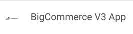 Logotipo de la aplicación BigCommerce V3