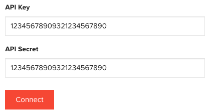 Printful Connection credentials