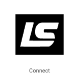 Logotipo de Laser Ship en mosaico con un botón que dice: "Conectar".