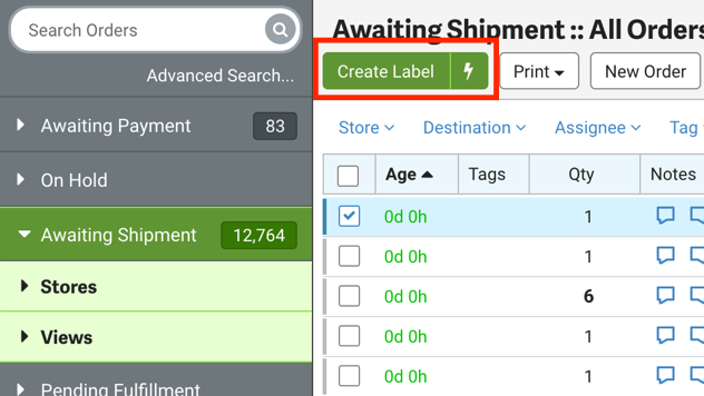 How To Print, Manage and Create a Shipping Label