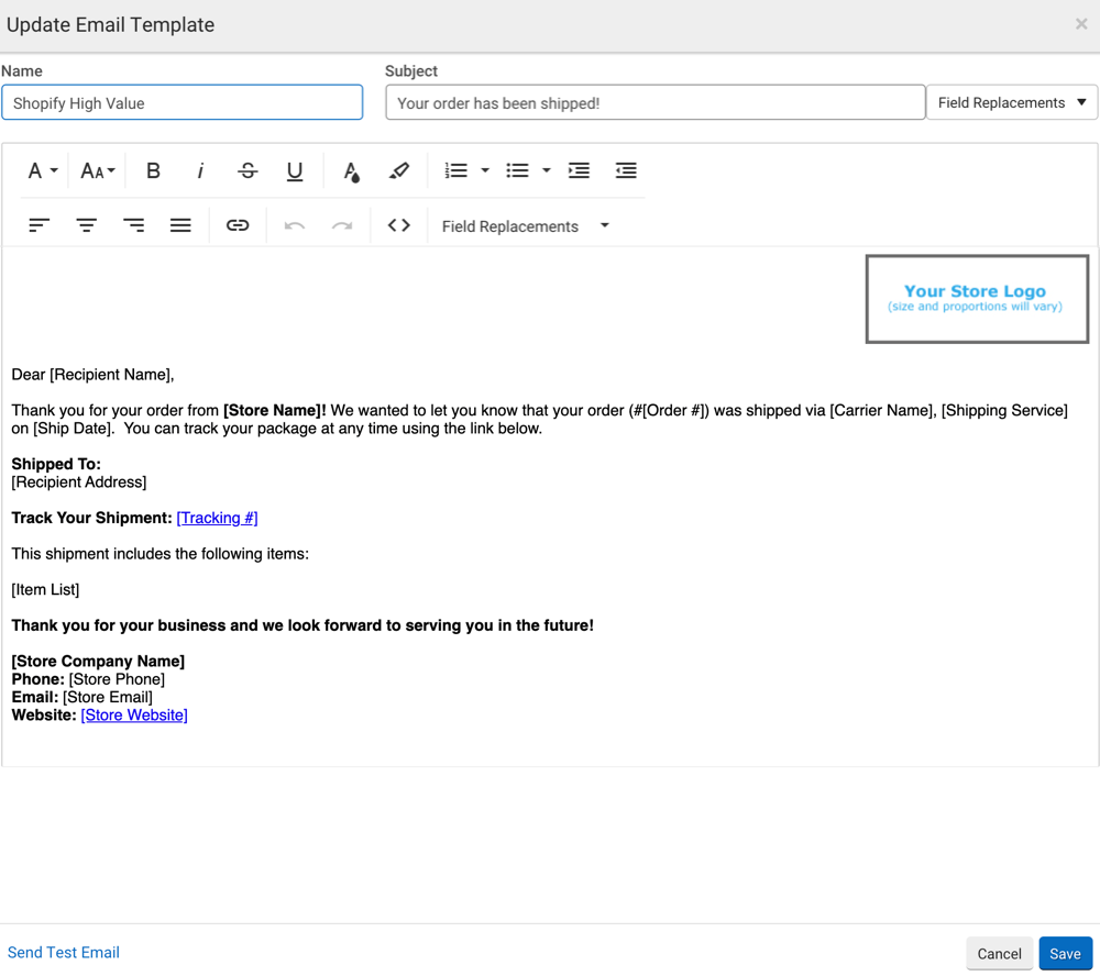Create Custom Email Templates – ShipStation Help U.S.