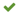 Green checkmark icon, indicates Active status