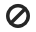 Símbolo de prohibición gris, también conocido como símbolo o signo de “No” o símbolo de círculo con barra invertida.